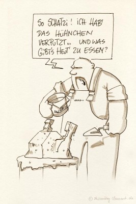 1/3L wasser auf den packungsinhalt und eine stunde abbinden lassen!