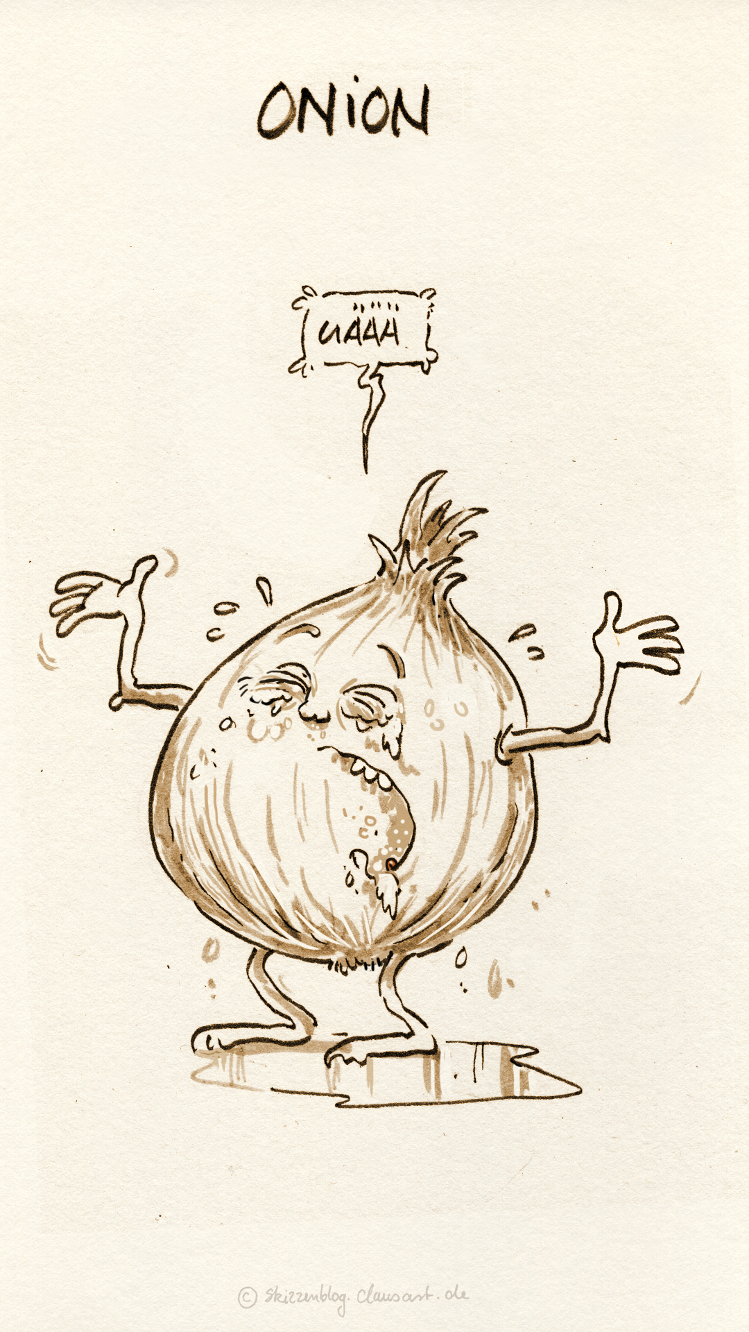 Inktober'25 - 27 Onion
