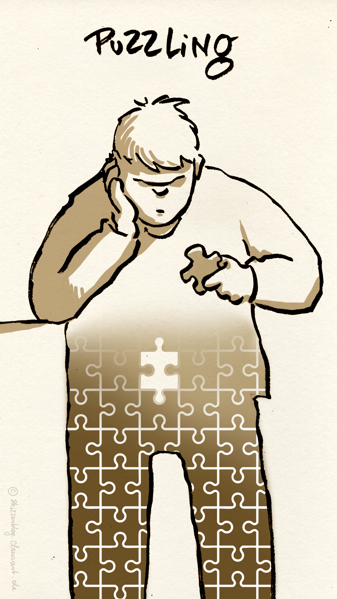 Inktober'25 - 26 Puzzling