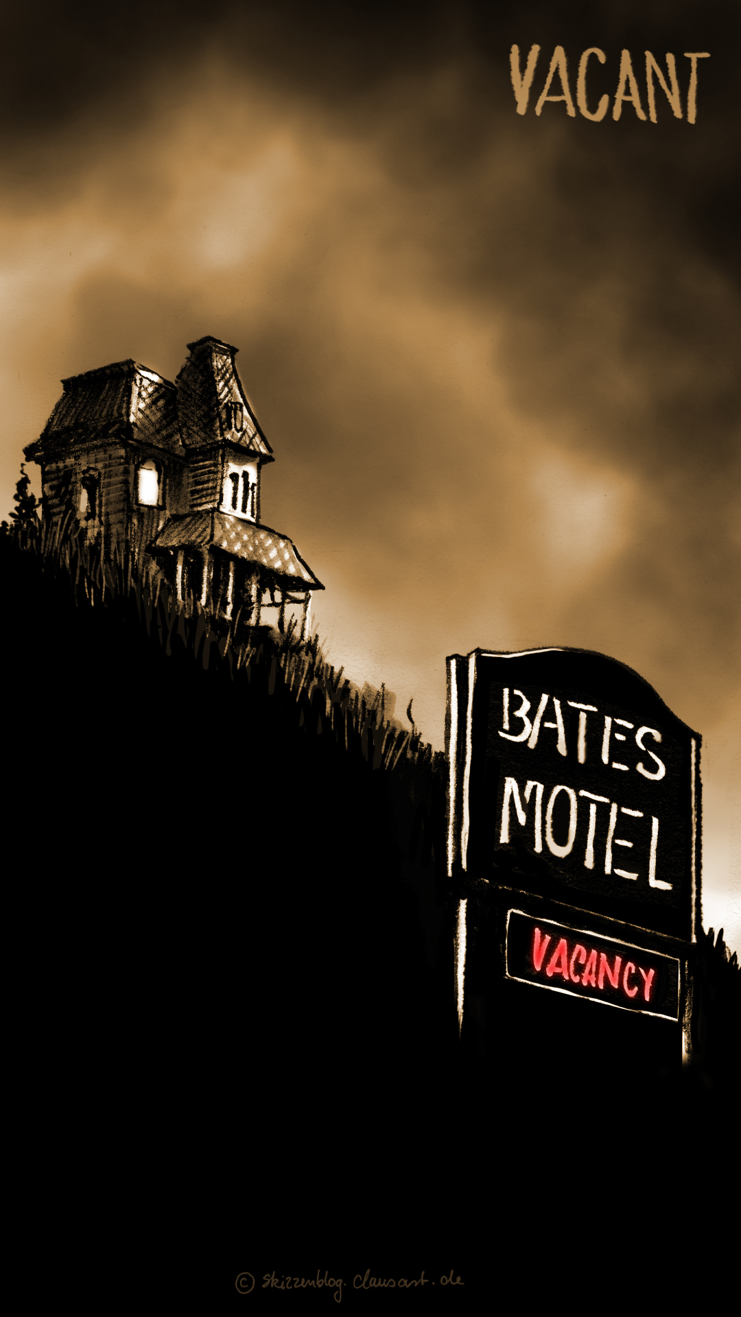 Inktober'25 - 30 Vacant