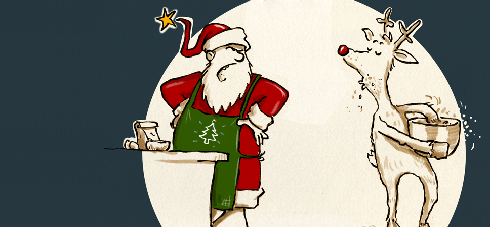 In der Weihnachtsbäckerei…